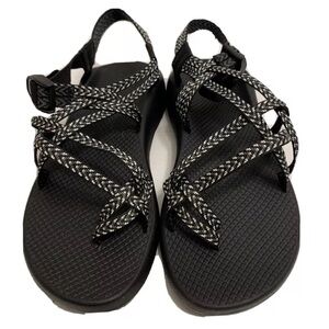 Chaco ZX/2 Classic Boost Black White Size 11 Hiking Water Sandals W11